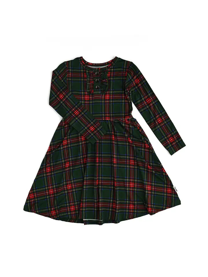 gigi and max kane tartan dress bamboo