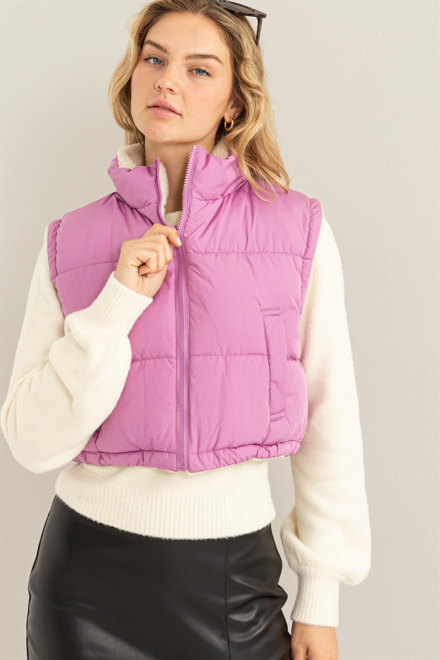 Reversible Kids Vest - Pomme Atlantique main image 1