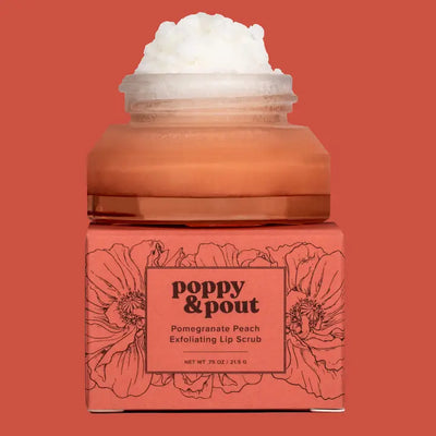 poppy and pout lip scrub