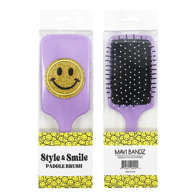 happy face paddle brushes