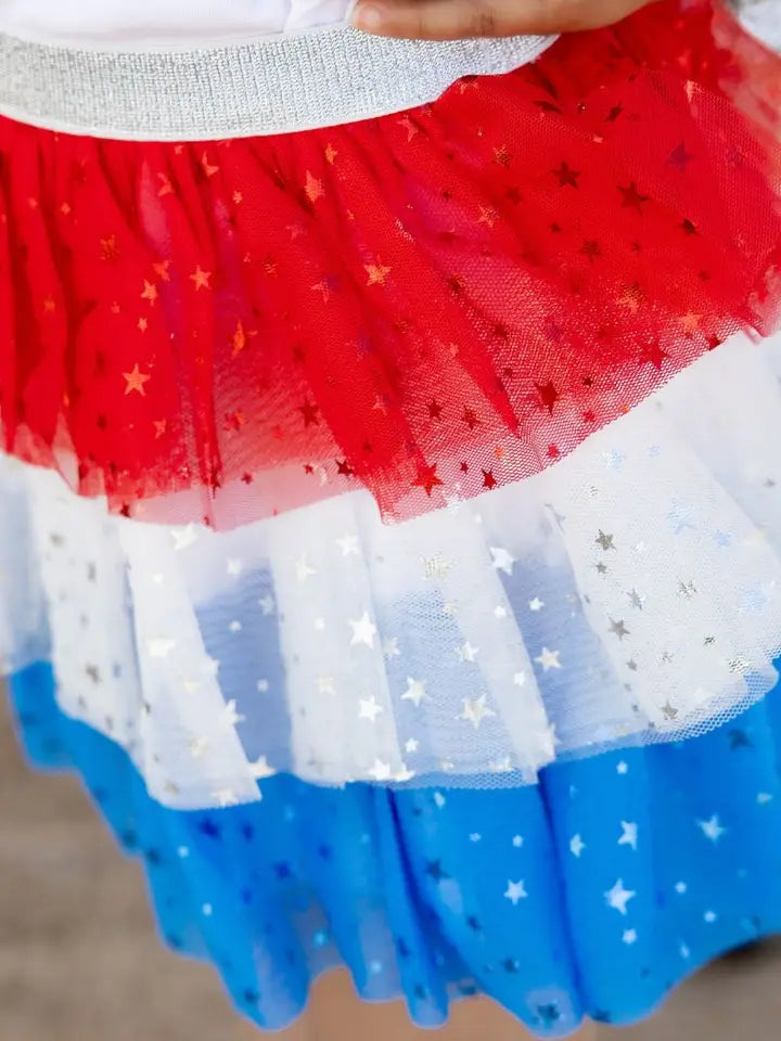 patriotic petal tutu skirt