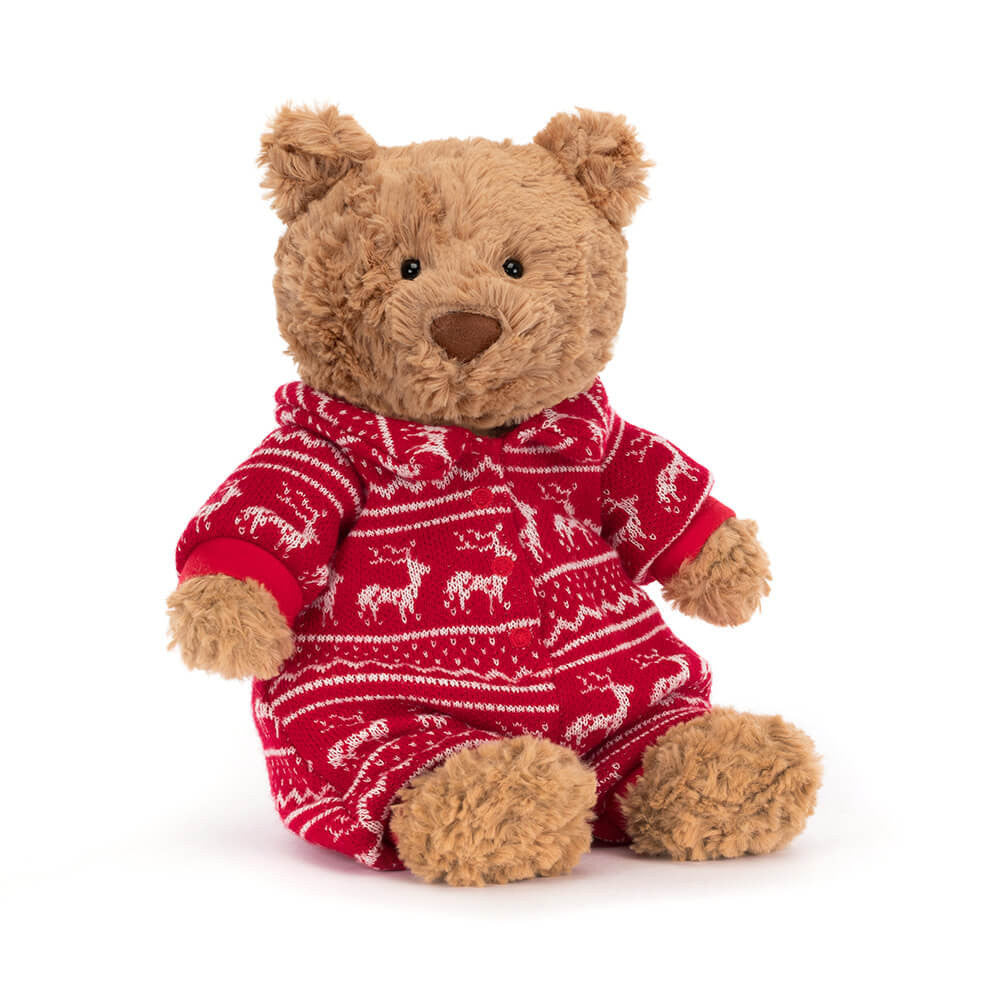 batholomew bear winter pajamas