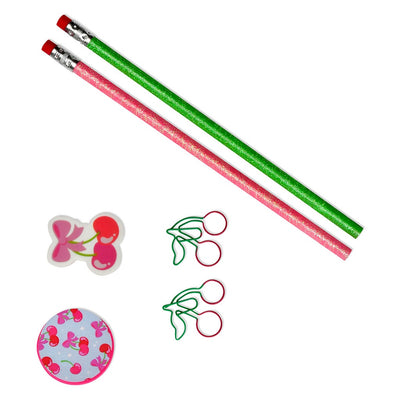 cheerful cherries stationary set