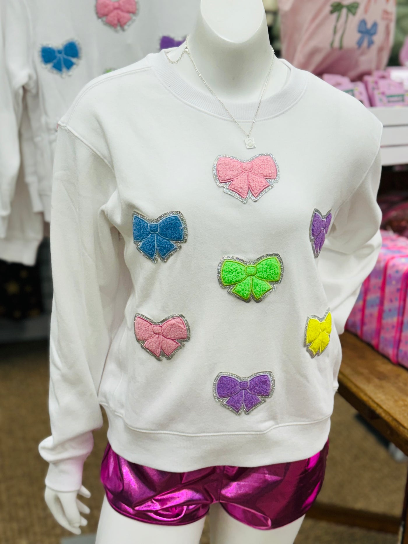 beautiful bows sweatshirt