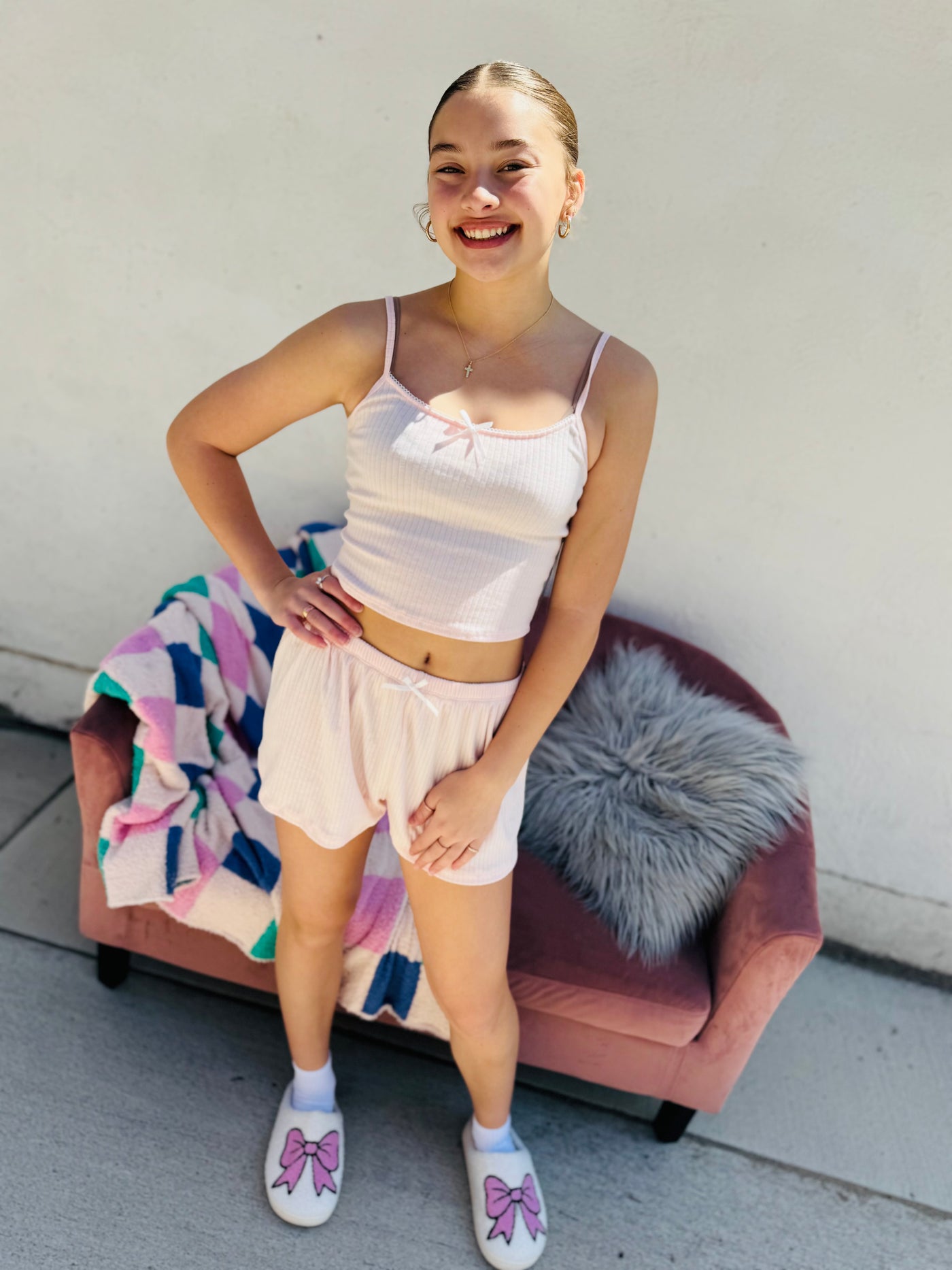 Tween Laun Gre pointelle lounge shorts – Sugar-N-Spice Children's and Tween + Lily ...