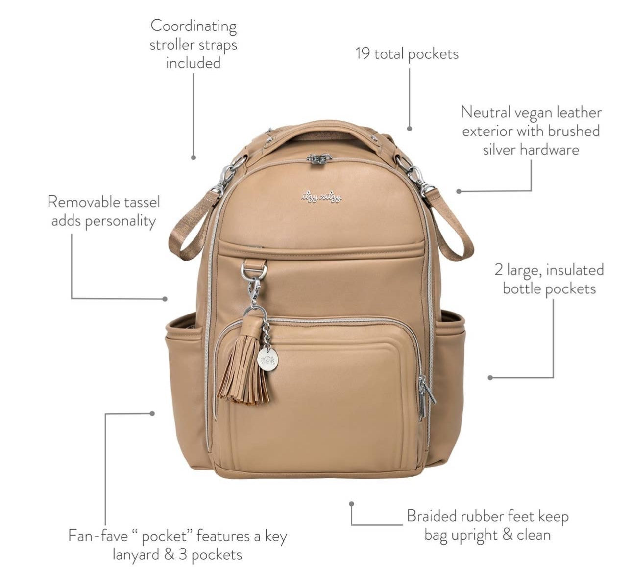 Chai Latte Boss Plus Diaper Bag