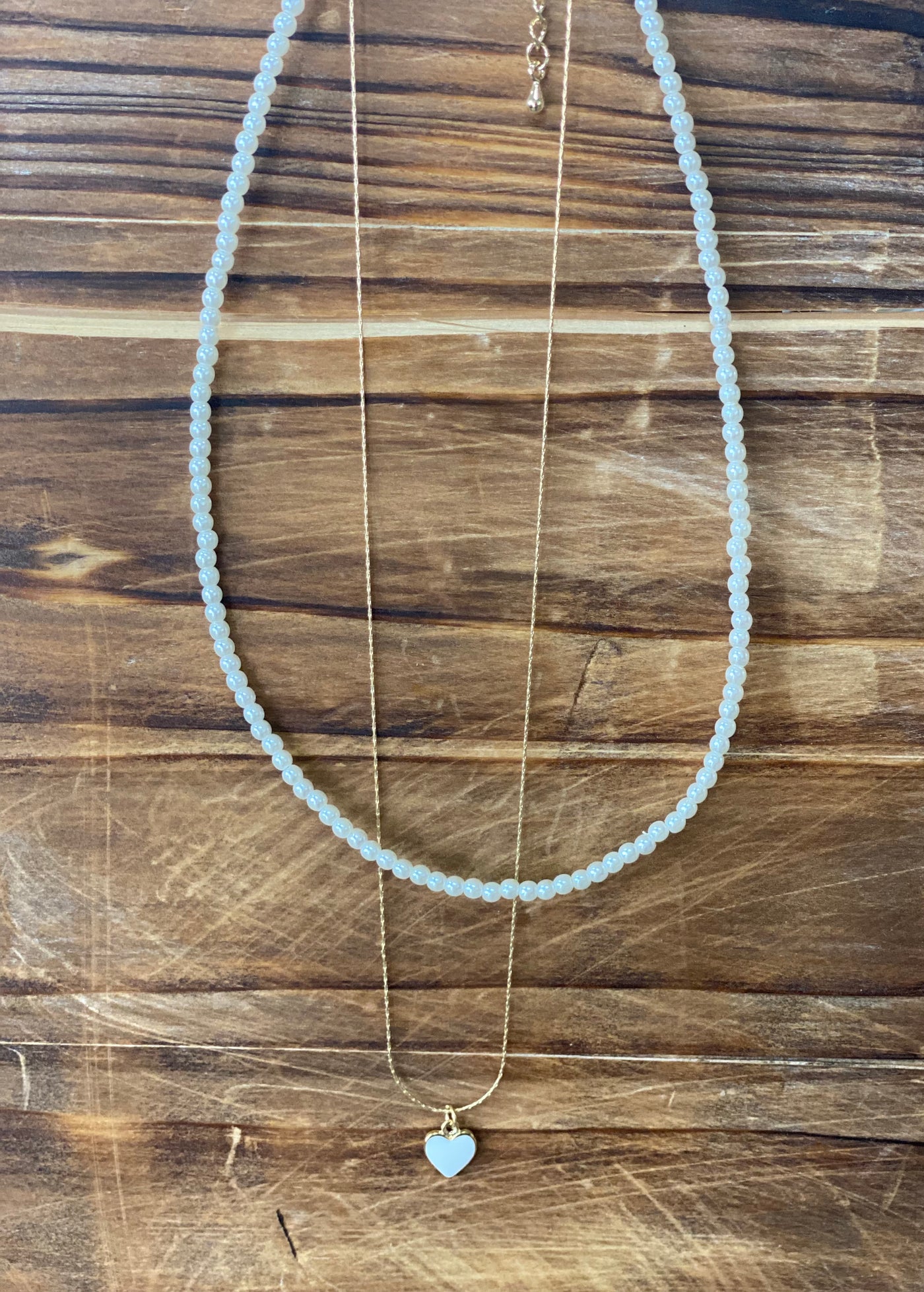 Hearts and Pearls necklace