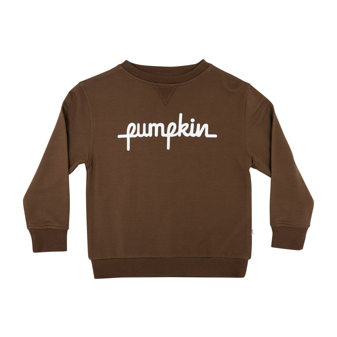 pumpkin pinecone bamboo french terry pullover