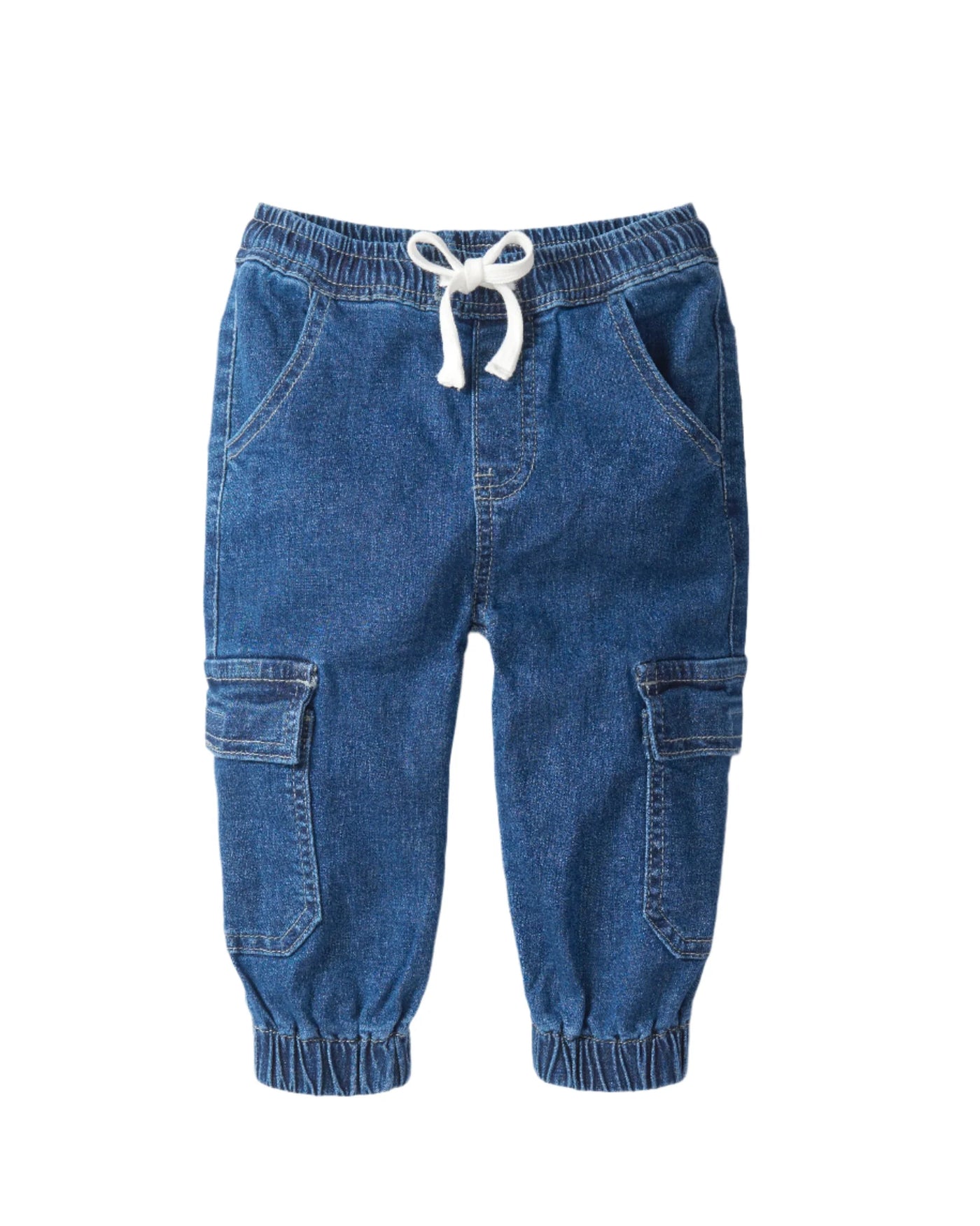 denim cargo denim jogger