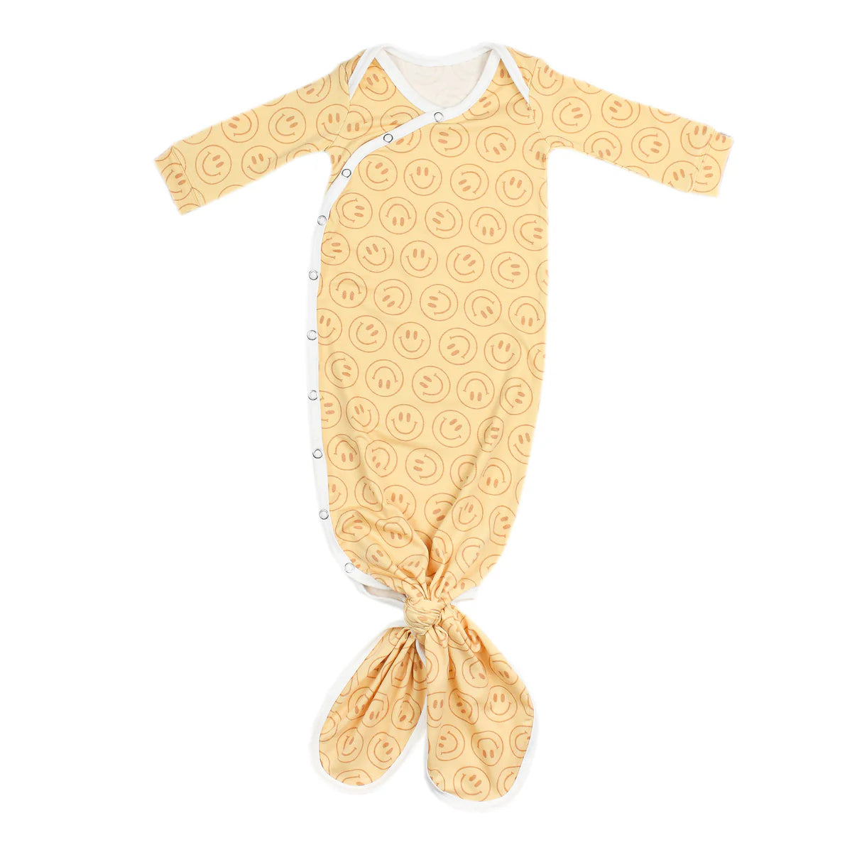 vance newborn knotted gown