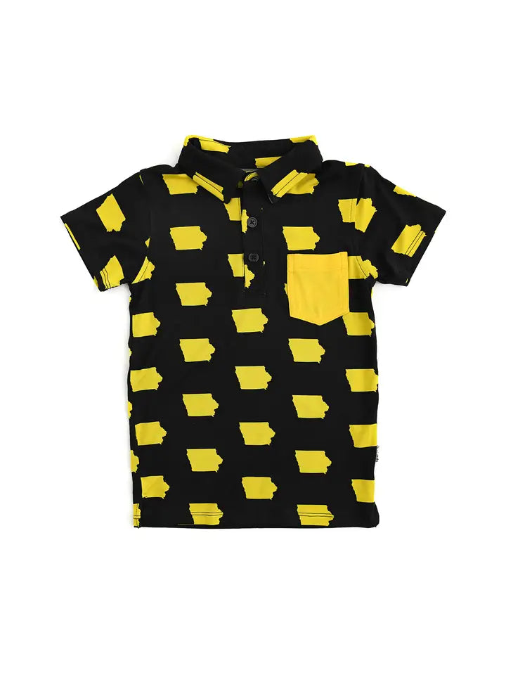 polo iowa black and gold