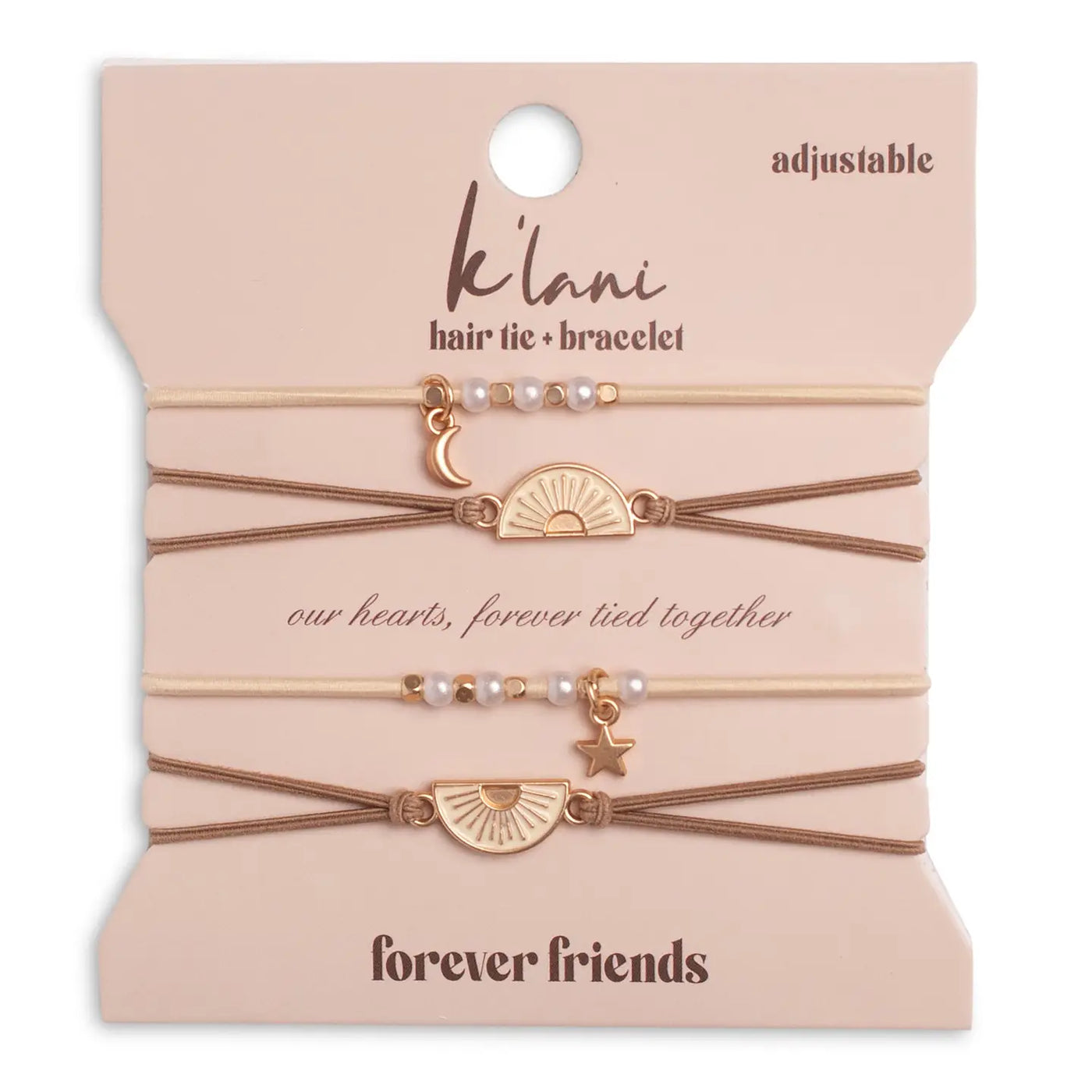 forever friends shareable k'lani hair tie bracelets