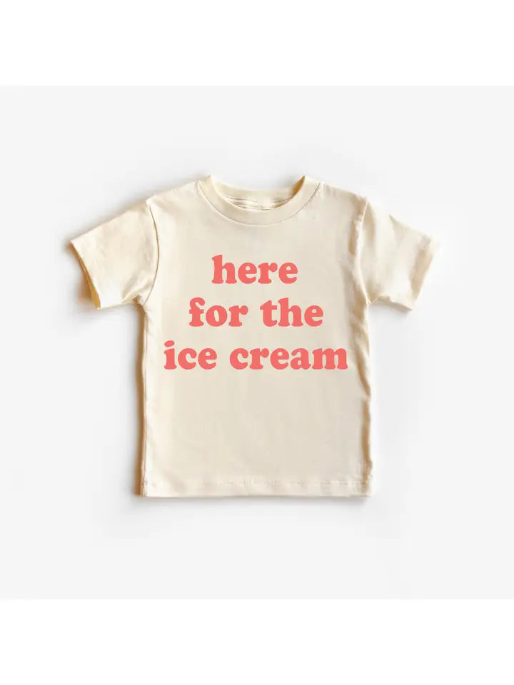 just here for the ice cream tshirt