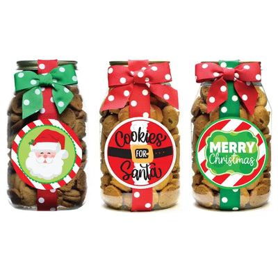 Christmas holiday cookie jars