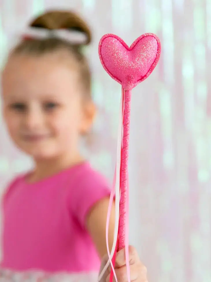 pink heart wand
