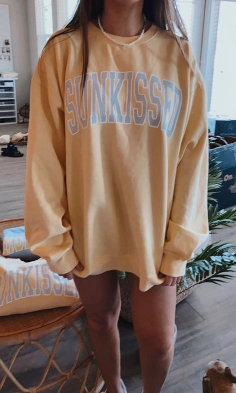 pineapple sunkissed coconut logo sweatshirt