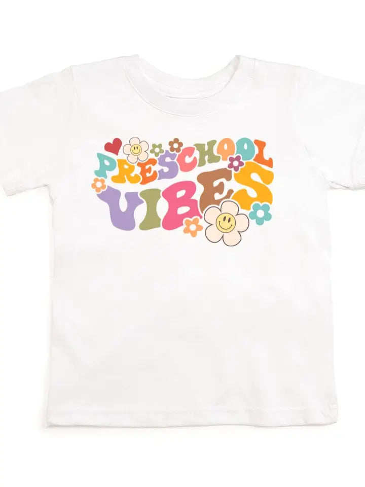 preschool retro short sleeve tee