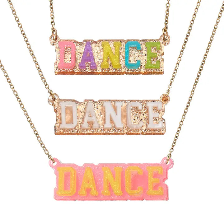 dance varsity necklace