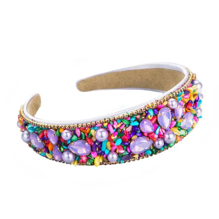 confetti couture rhinestone headband