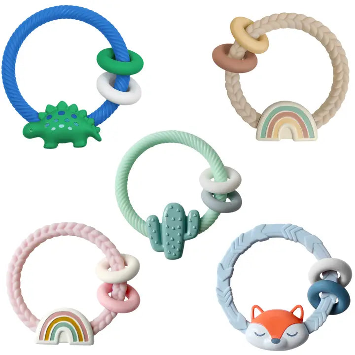 ritzy rattle silicone teether