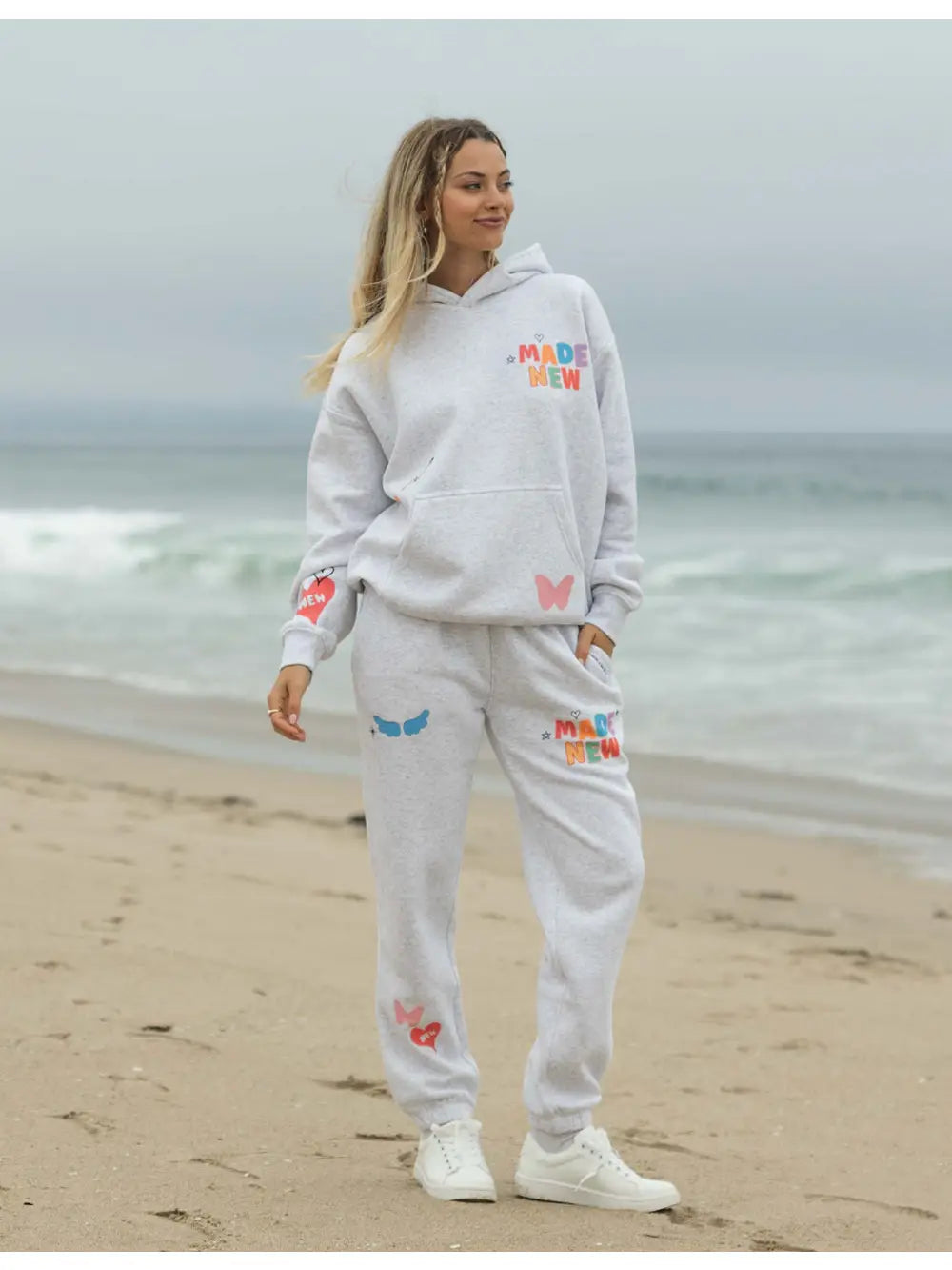 made new unisex hoodie - stock