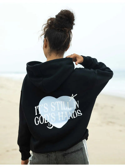 In God's Hands Hoodie - stock