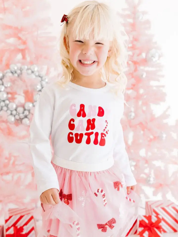 candy cane Cutie ls shirt