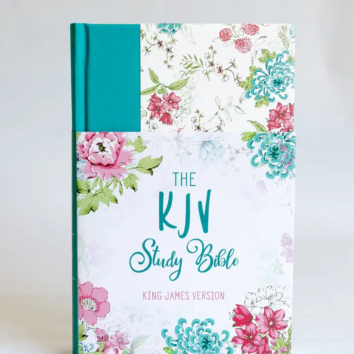 KJV Study Bible wildflower bouquet