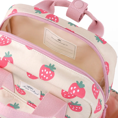 Itzy Bitzy strawberryies and cream toddler backpack