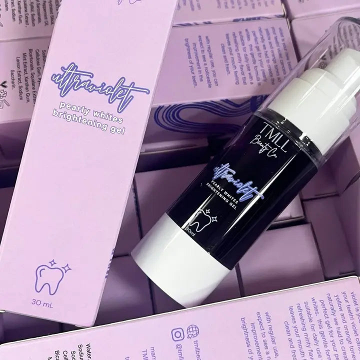 ultra violet pearly white tooth polish