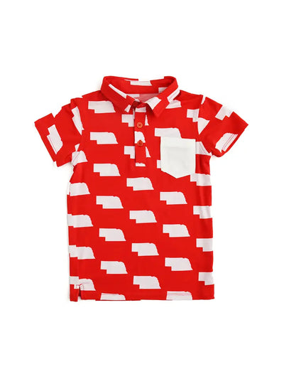 polo iowa nebraska scarlet and cream