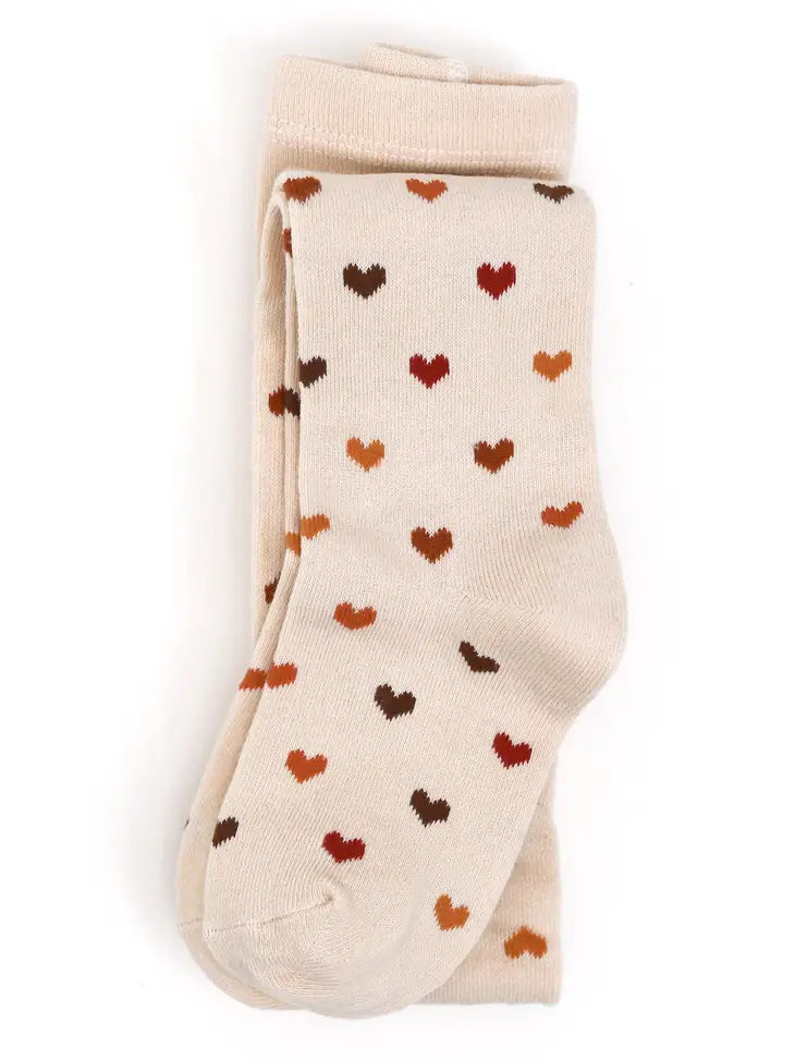 harvest heart cable knit tights