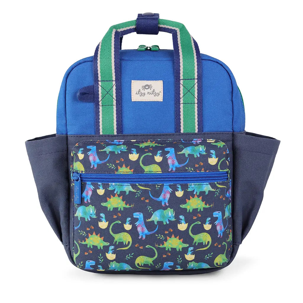 Itzy Bitzy raining dinos toddler backpack