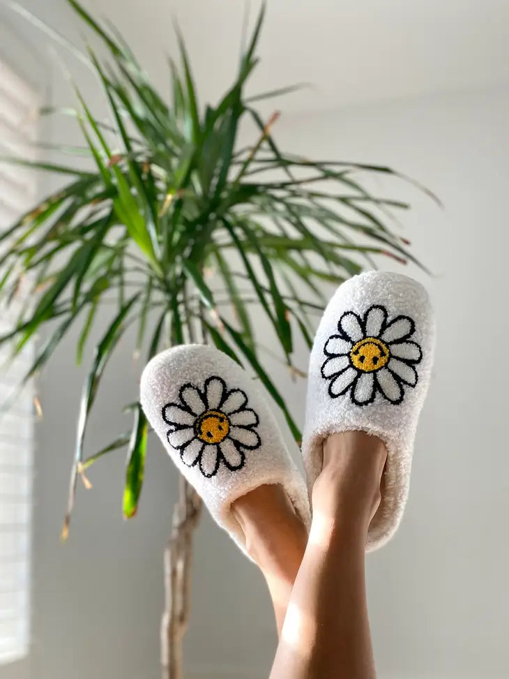 sunshine daisy slippers