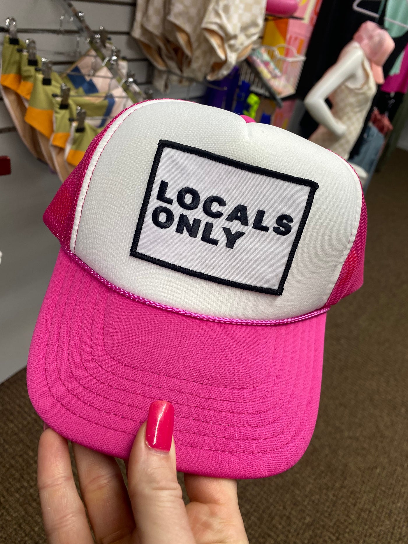 locals only trucker hat