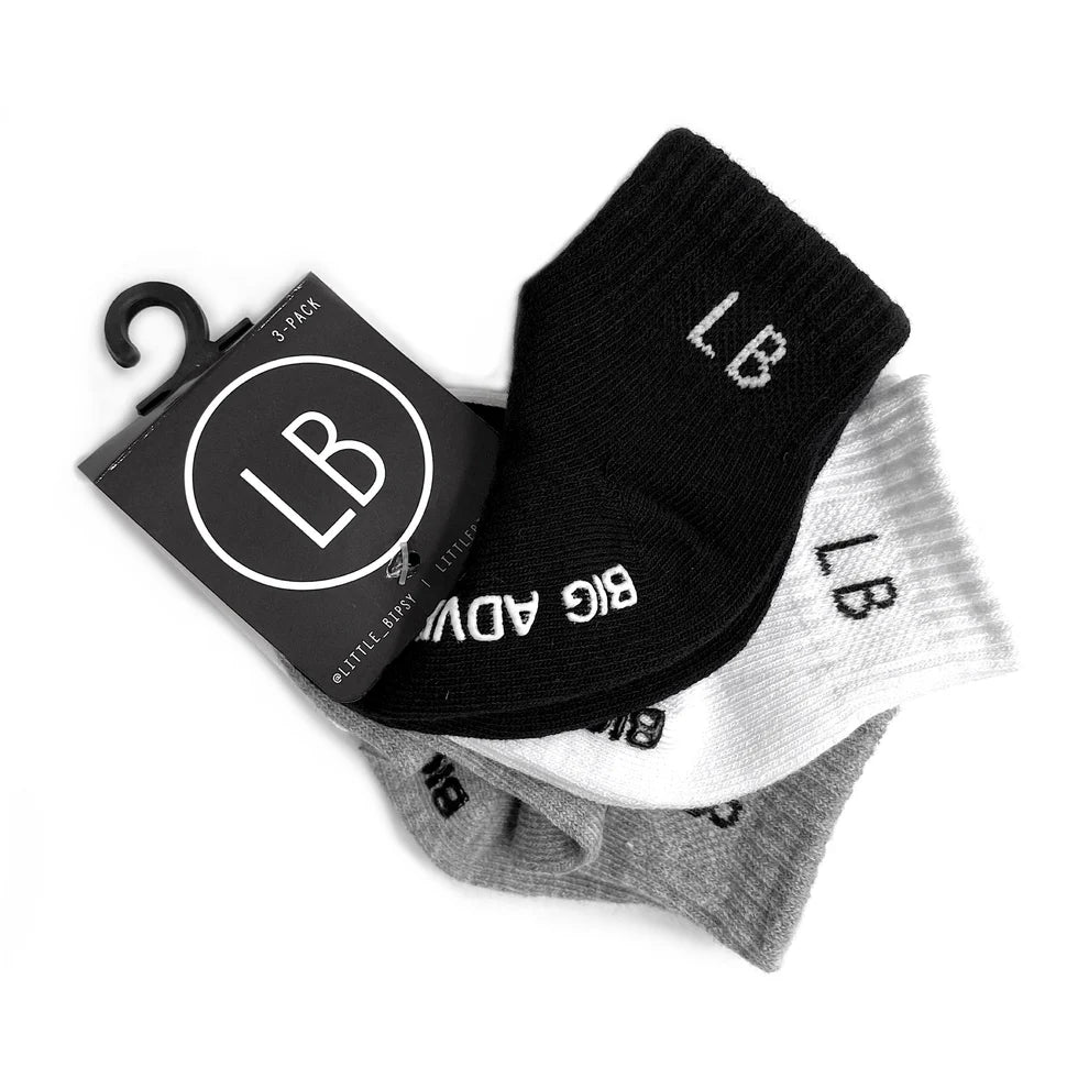 little bipsy sock 3 pack mix