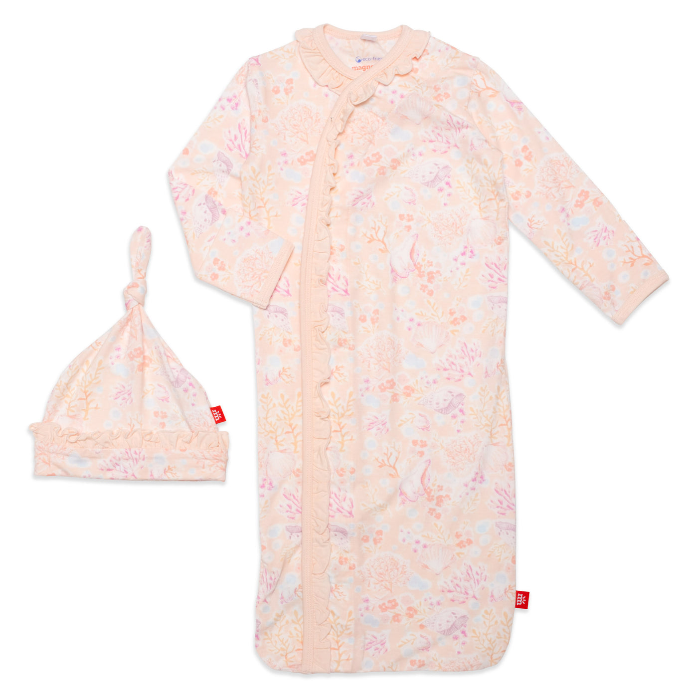 magnetic me coral sleepgown set