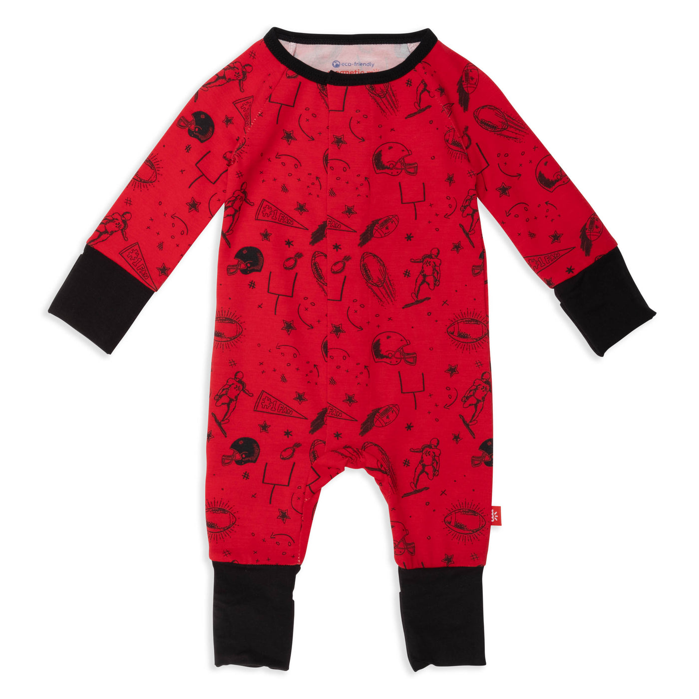 red game day convertible coverall