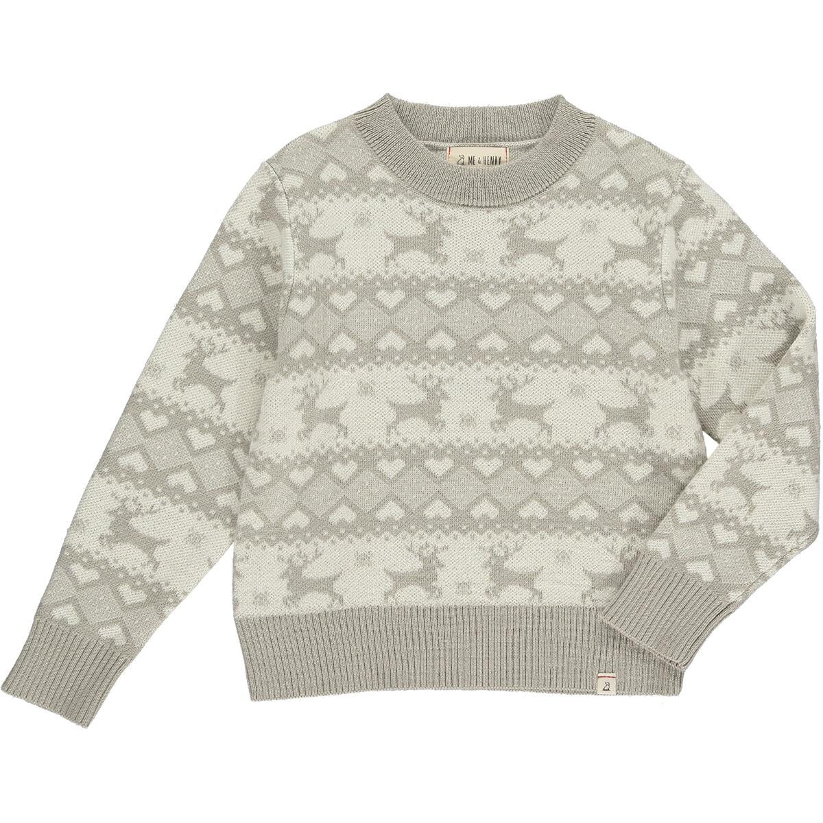 osolo grey/white sweater
