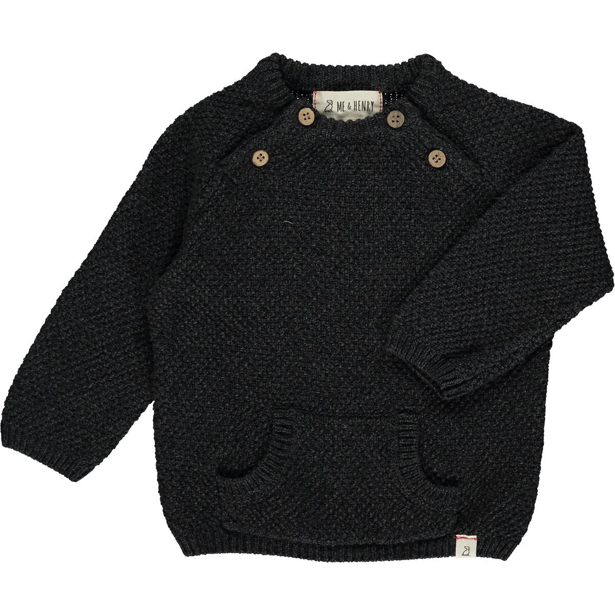 morrison charcoal baby sweater