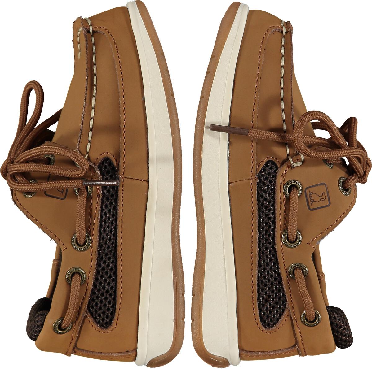 hampton  leather boat shoes