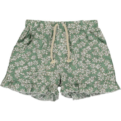 green daisy brynlee ruffle shorts