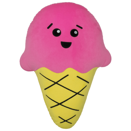 ICE CREAM CONE SCENTED EMBROIDRED PILLOW
