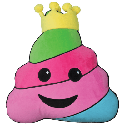 KING POOP SCENTED EMBROIDERED PILLOW
