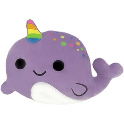 NARWHAL SCENTED EMBROIDRED PILLOW