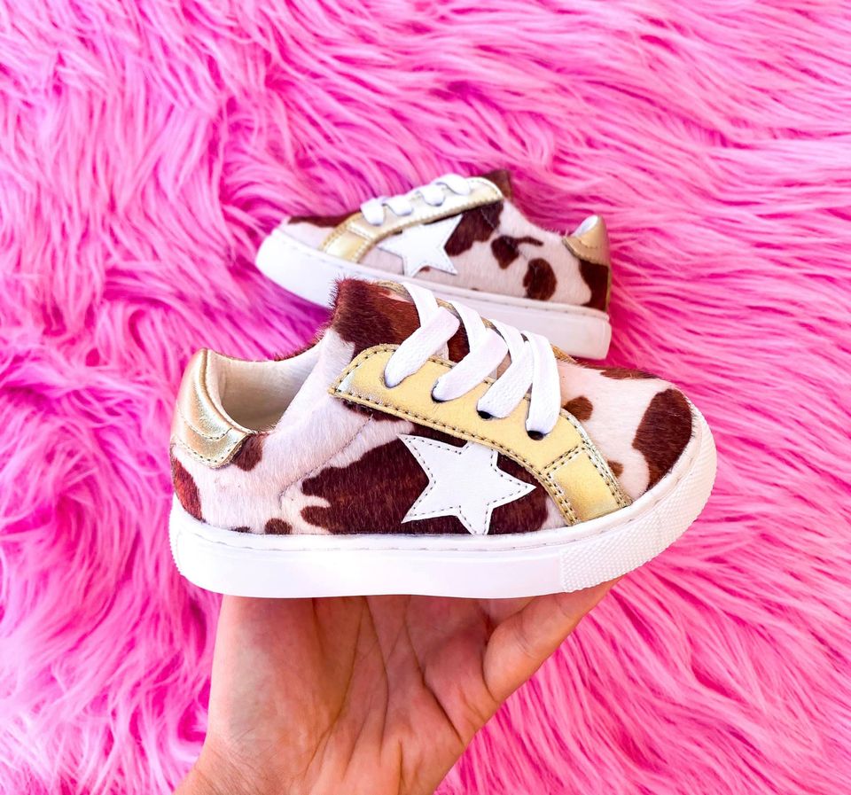 cow star sneakers