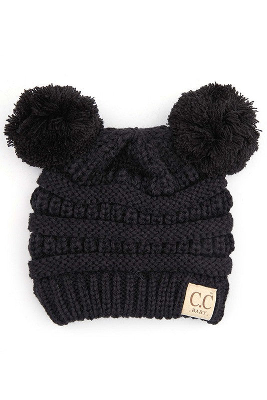 baby double pom beanies (more colors)