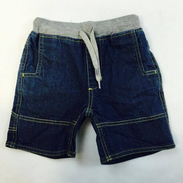 WES AND WILLY RIBBED WAIST SHORT LITTLE BOY