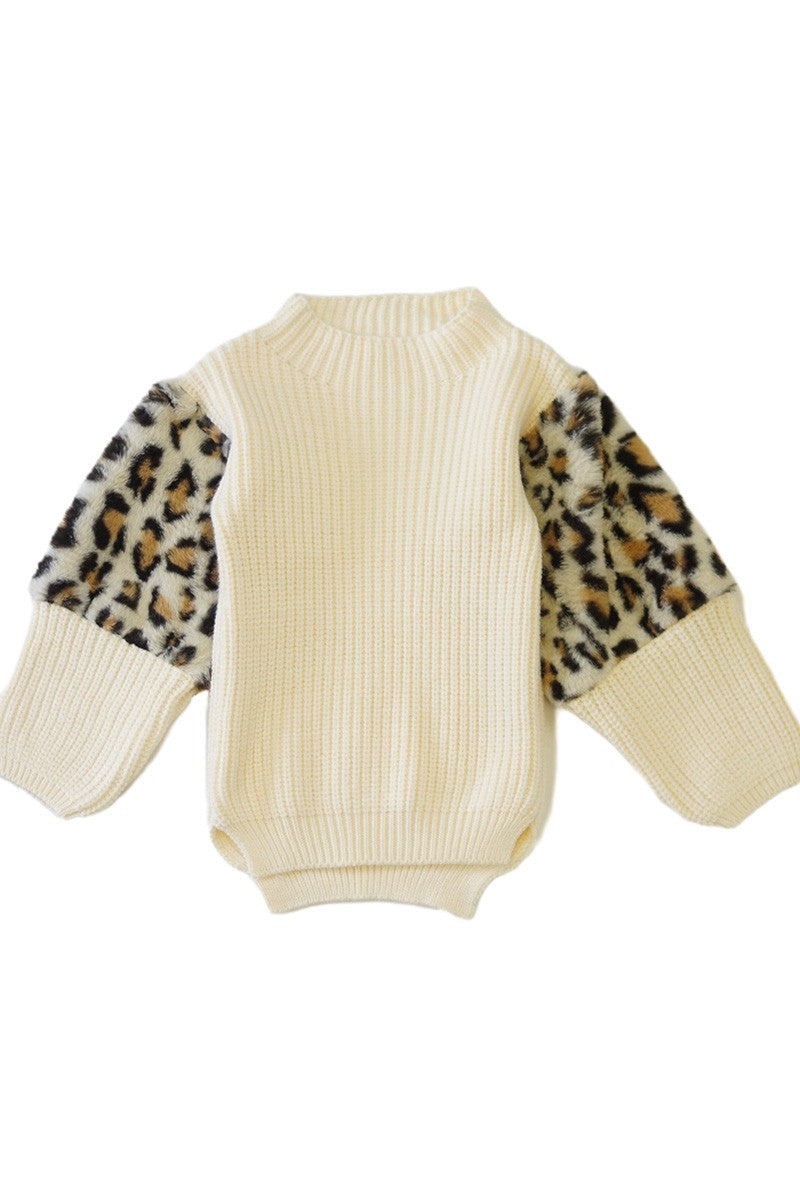 fur leopard sweater