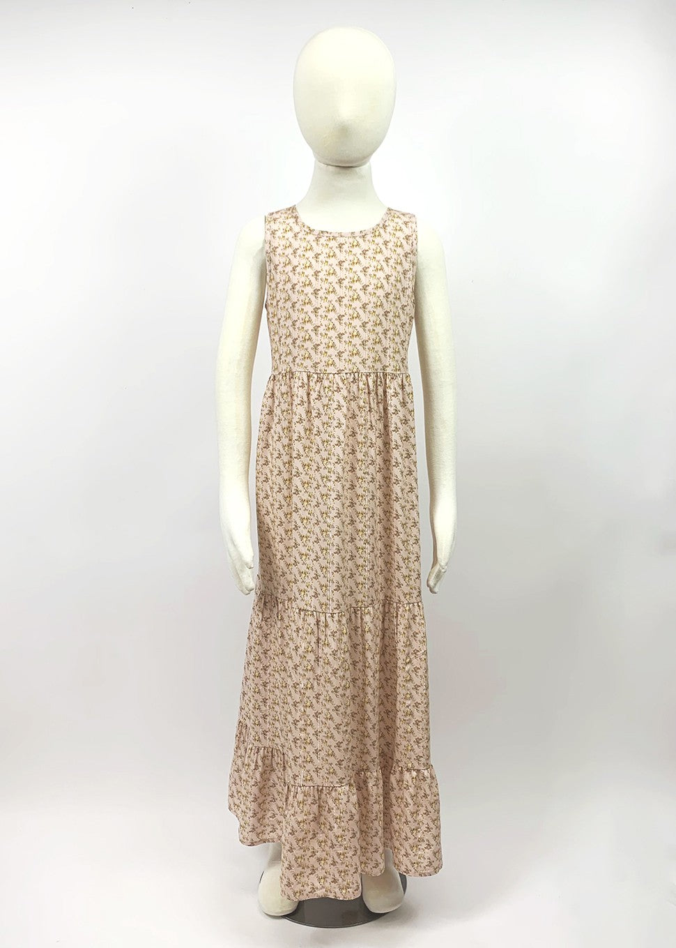 rose cotton maxi dress